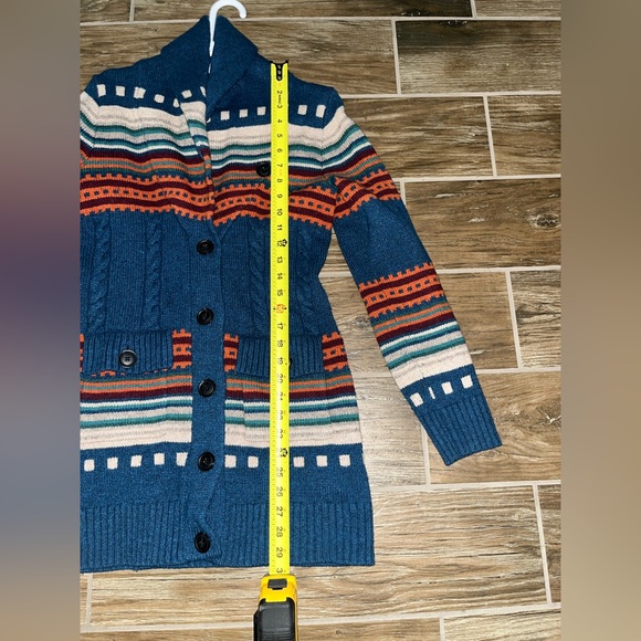 Pendleton Women's Lodge Stripe Cardigan Sweater - Picture 6 of 7